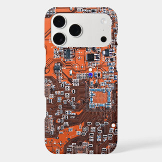 Orange PCB Circuit Board Design for IT Pros