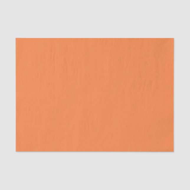 Orange Peel Pantone Solid Colour Tissue Paper (Front)