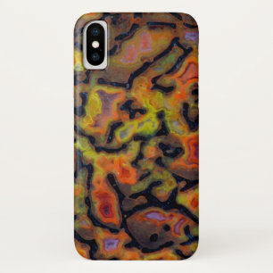 Orange Petrified Dinosaur Bone iPhone X Case