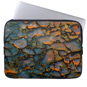 Orange Petrified dinosaur bone Laptop Sleeve