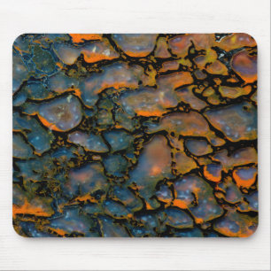 Orange Petrified dinosaur bone Mouse Pad