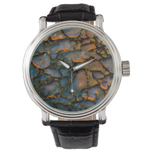 Orange Petrified dinosaur bone Watch