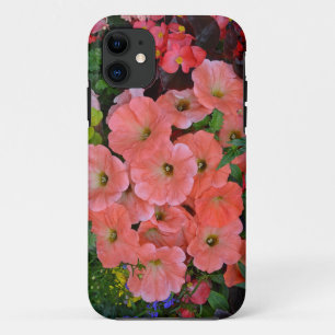 Orange petunia flowers iPhone 11 case