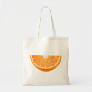 Orange piece tote bag