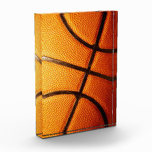 Orange Pimply Traditional Basketball, Photo Block