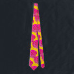 Orange Pink Floral Rose Flower Pattern Gift Favor Tie<br><div class="desc">Designed with cool orange pink floral patterns that makes a great gift or party favor for birthdays,  weddings,  wedding anniversary or any events or celebrations!</div>