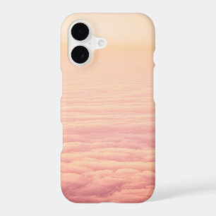 Orange Pink Fluffy Clouds Sky