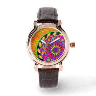 Orange & Pink Mandala Watch