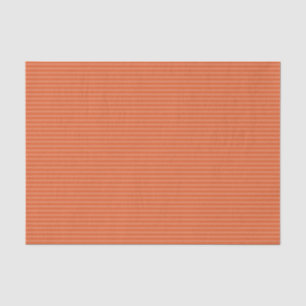 Orange Pinstripes Tissue Paper