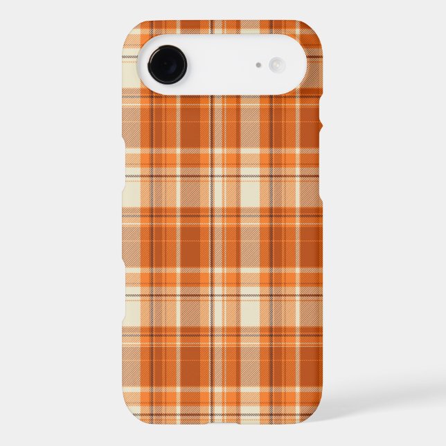 Orange plaid Case-Mate iPhone case (Back)