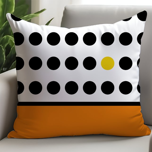 Orange Playful Dots Cushion (Creator Uploaded)