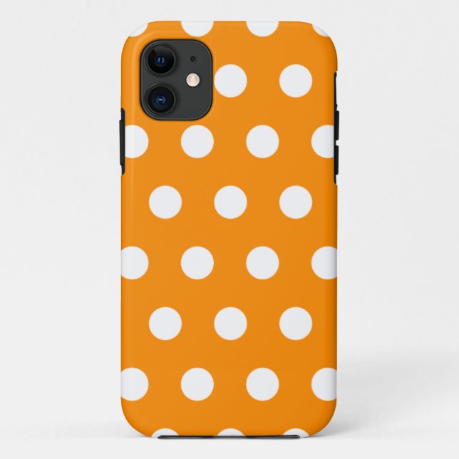 Orange Polka Dot iPhone 5 Case (Back)