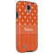 Orange Polka Dot Samsung Galaxy S4 Case