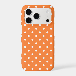 Orange Polka Dots Modern