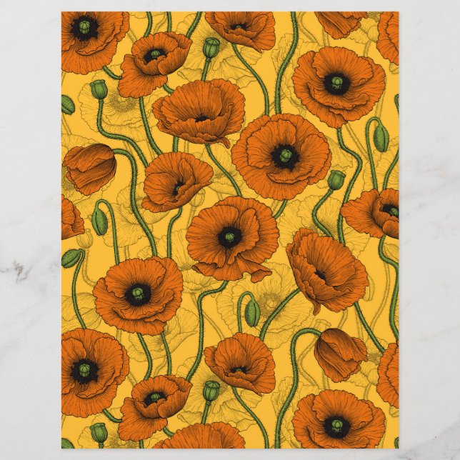 Orange Poppies (Front)