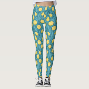 Orange Poppies Leggings