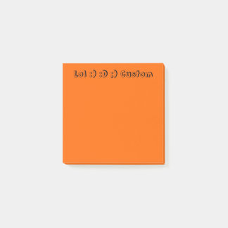Orange Post-it Notes