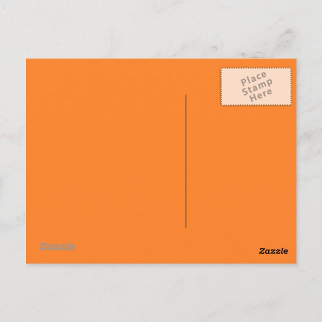 Orange Postcard (Back)