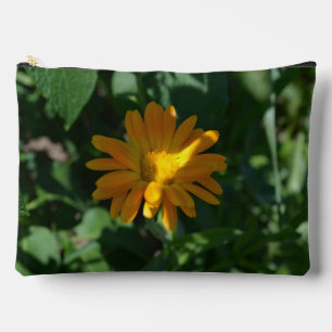 Orange Pot Marigold Flower (Calendula officinalis) Accessory Pouch