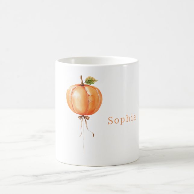 Orange Pumpkin Balloon Coffee Mug (Center)