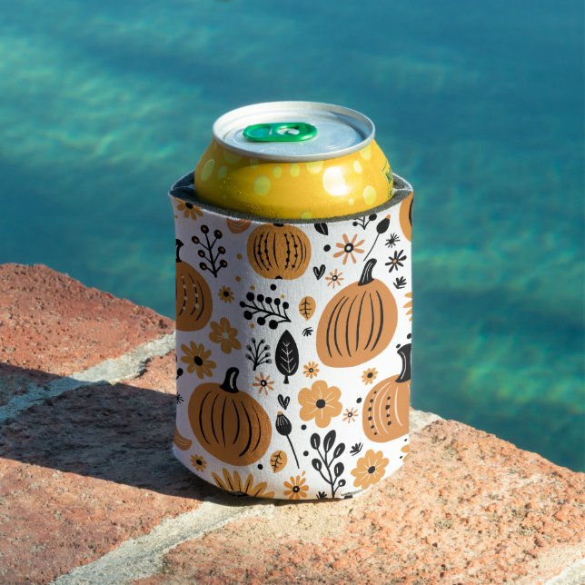 Orange Pumpkin  Can Cooler (In Situ Pool)