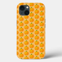 Orange Pumpkin Halloween Pattern