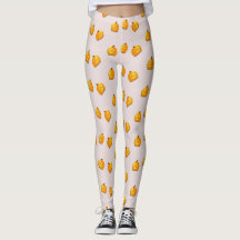 Orange pumpkin head pattern