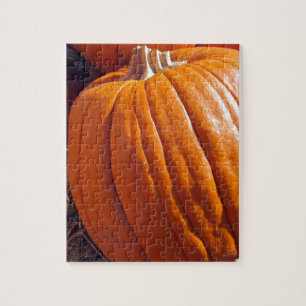 Orange Pumpkin Jigsaw Puzzle