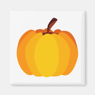 Orange Pumpkin Magnet
