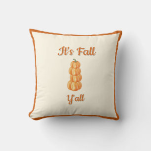 Orange Pumpkins – Farmhouse Fall Harvest Decor Cushion