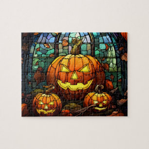 Orange Pumpkins Halloween Jigsaw puzzle