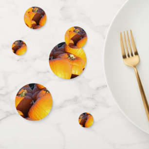 Orange Pumpkins Trailer Confetti