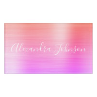 Orange Purple Foil Modern Business