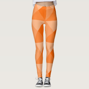 Orange Pyramids  Leggings