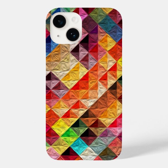 Orange Quilty Case-Mate iPhone Case (Back)
