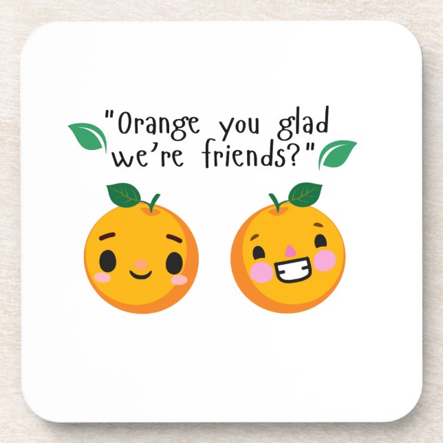 ORANGE QUOTE COASTER (Front)