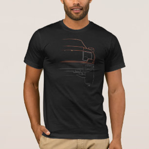 Orange Raptor American Apparel T-Shirt