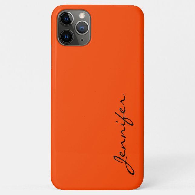 Orange-red colour background Case-Mate iPhone case (Back)