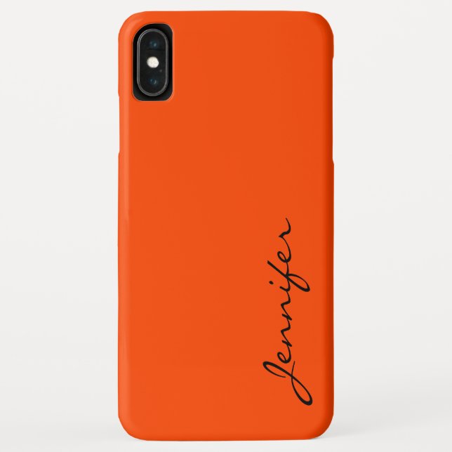 Orange-red colour background Case-Mate iPhone case (Back)