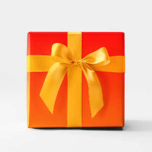 Orange Red Gradient Wrapping Paper