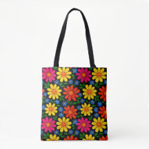 Orange, Red, Pink, Yellow Floral Design