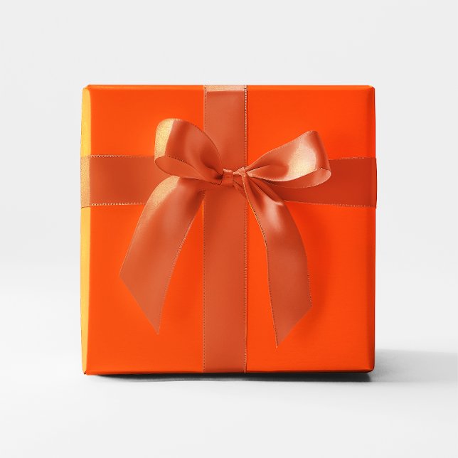 Orange Red Wrapping Paper (Orange Red Wrapping Paper)