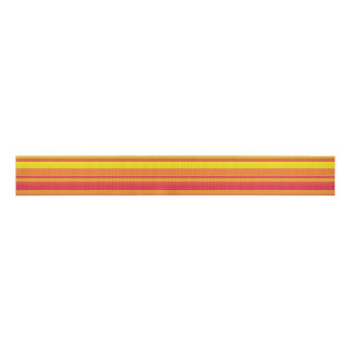 Orange Red Yellow Stripes Grosgrain Ribbon