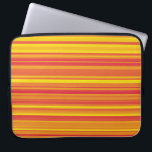 Orange Red Yellow Stripes Laptop Sleeve<br><div class="desc">Orange Red Yellow Stripes laptop sleeve</div>