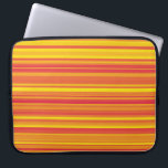 Orange Red Yellow Stripes Laptop Sleeve<br><div class="desc">Orange Red Yellow Stripes laptop sleeve</div>