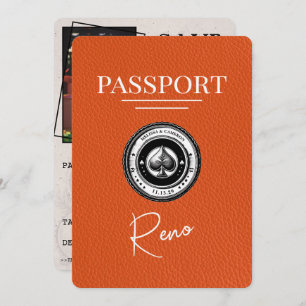 Orange Reno Passport Save The Date