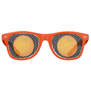 Orange Retro Sunglasses
