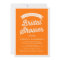 ORANGE RETRO TYPOGRAPHY | BRIDAL SHOWER INVITATION