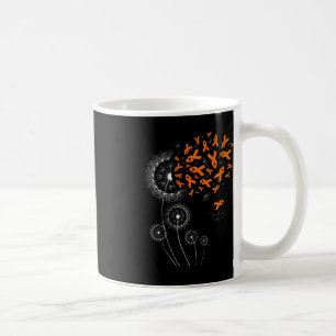 Orange Ribbon and Dandelion Leukaemia Awareness Mo Coffee Mug