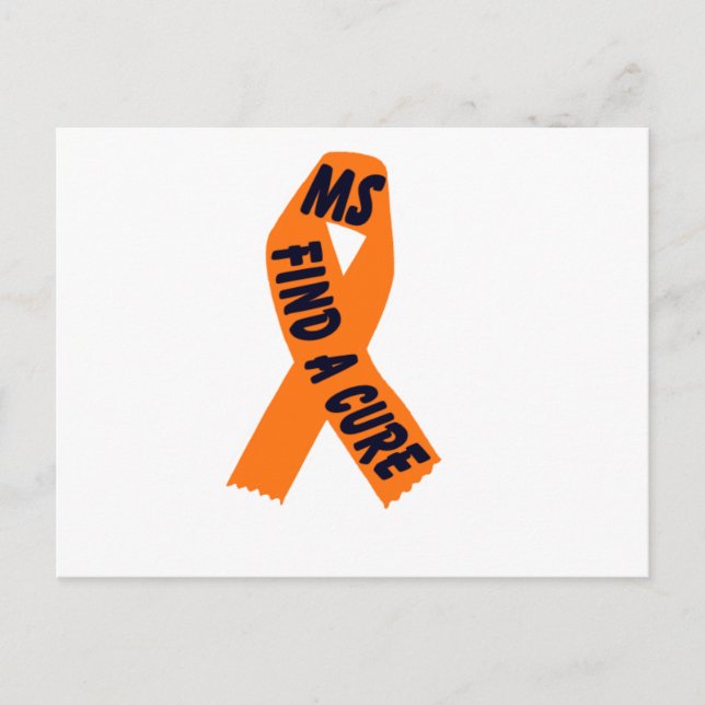 Orange Ribbon Awareness Postcard (Front)